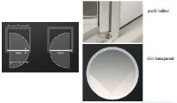 Roltechnik sprchové dveře TCN1 1000 výplň transparent rám brillant 728-1000000-00-02